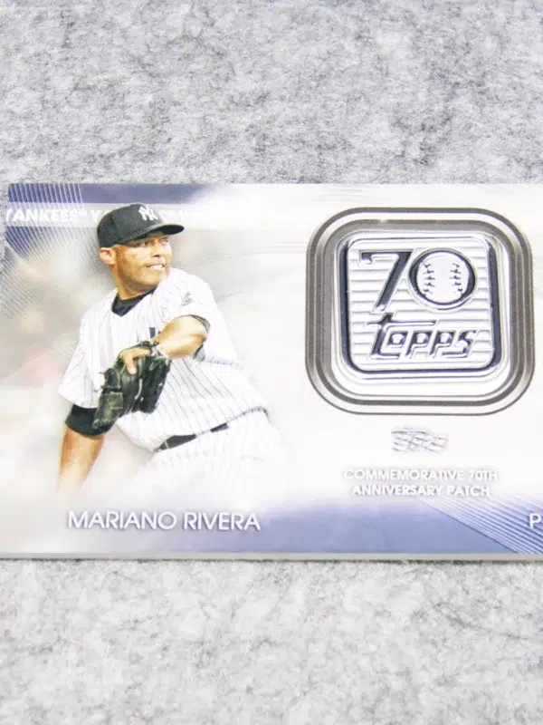 2021 Mariano Rivera #70LP MR Topps 70th Anniversary Logo Patch - front