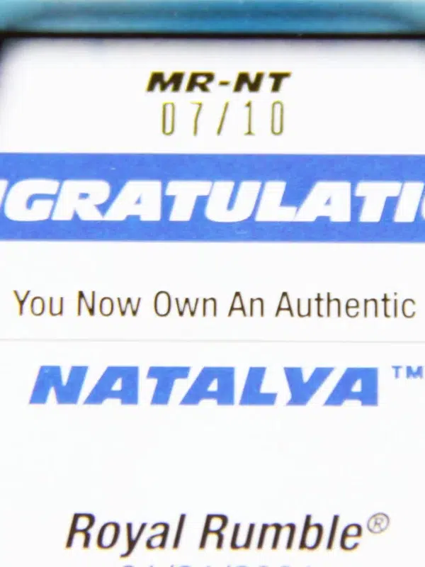 2021 Natalya #MR NT Topps WWE Royal Rumble Mat Relic 10 - detail