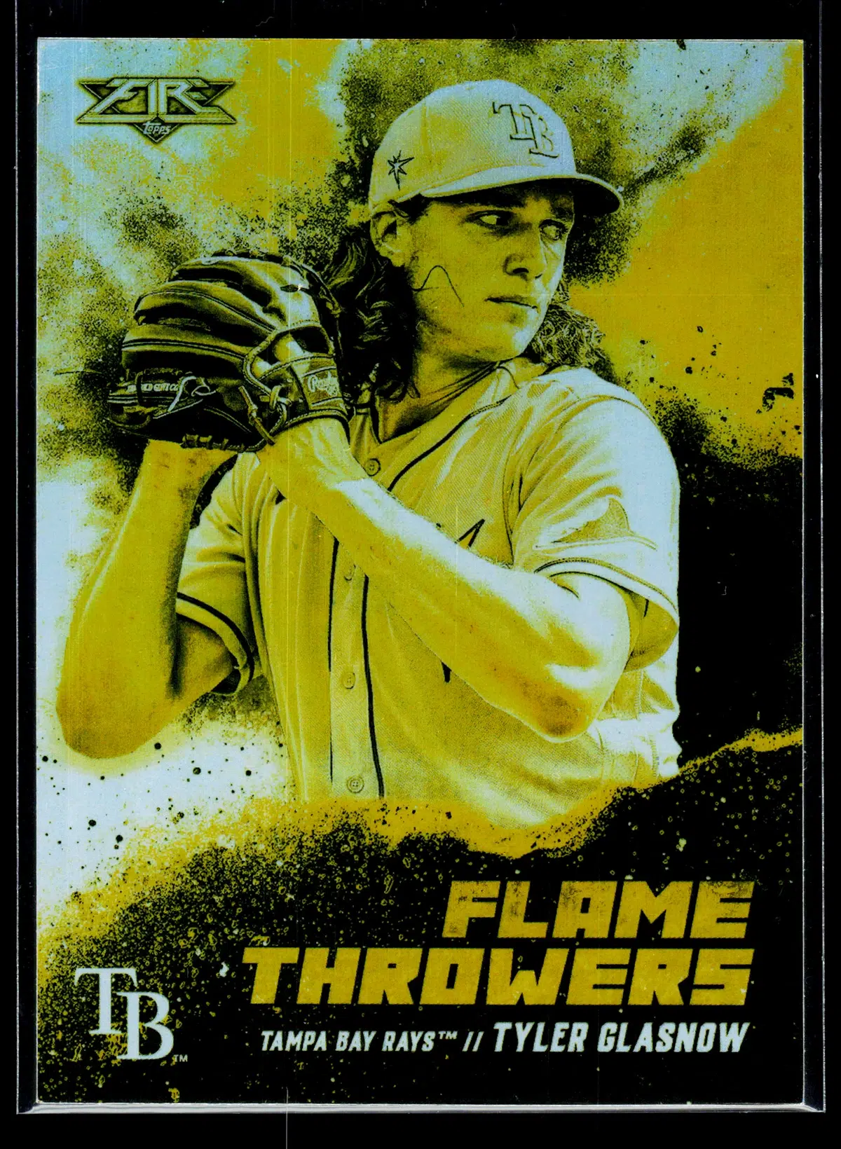 2021 Tyler Glasnow #FT 10 Topps Fire Flame Throwers - front