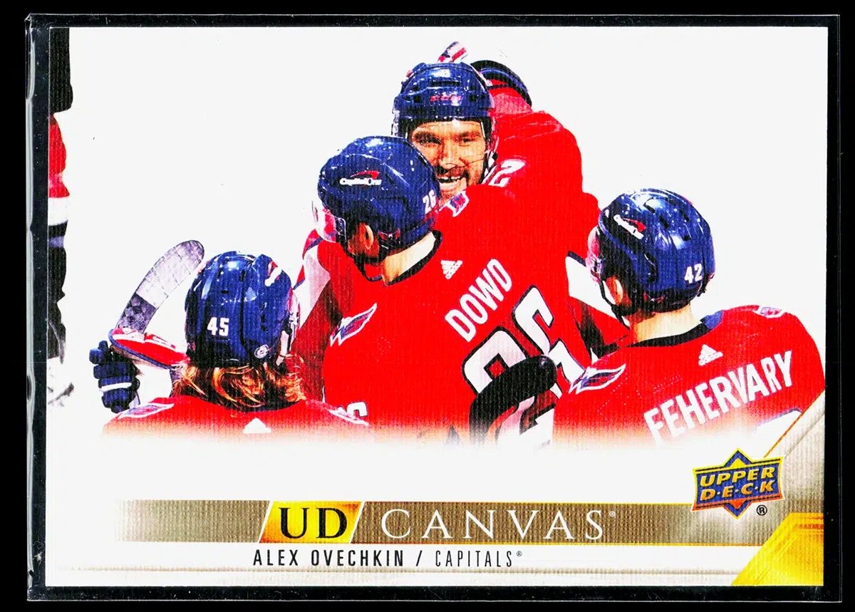 2022 23 Alex Ovechkin #C203 Upper Deck Series 2 UD Canvas - front