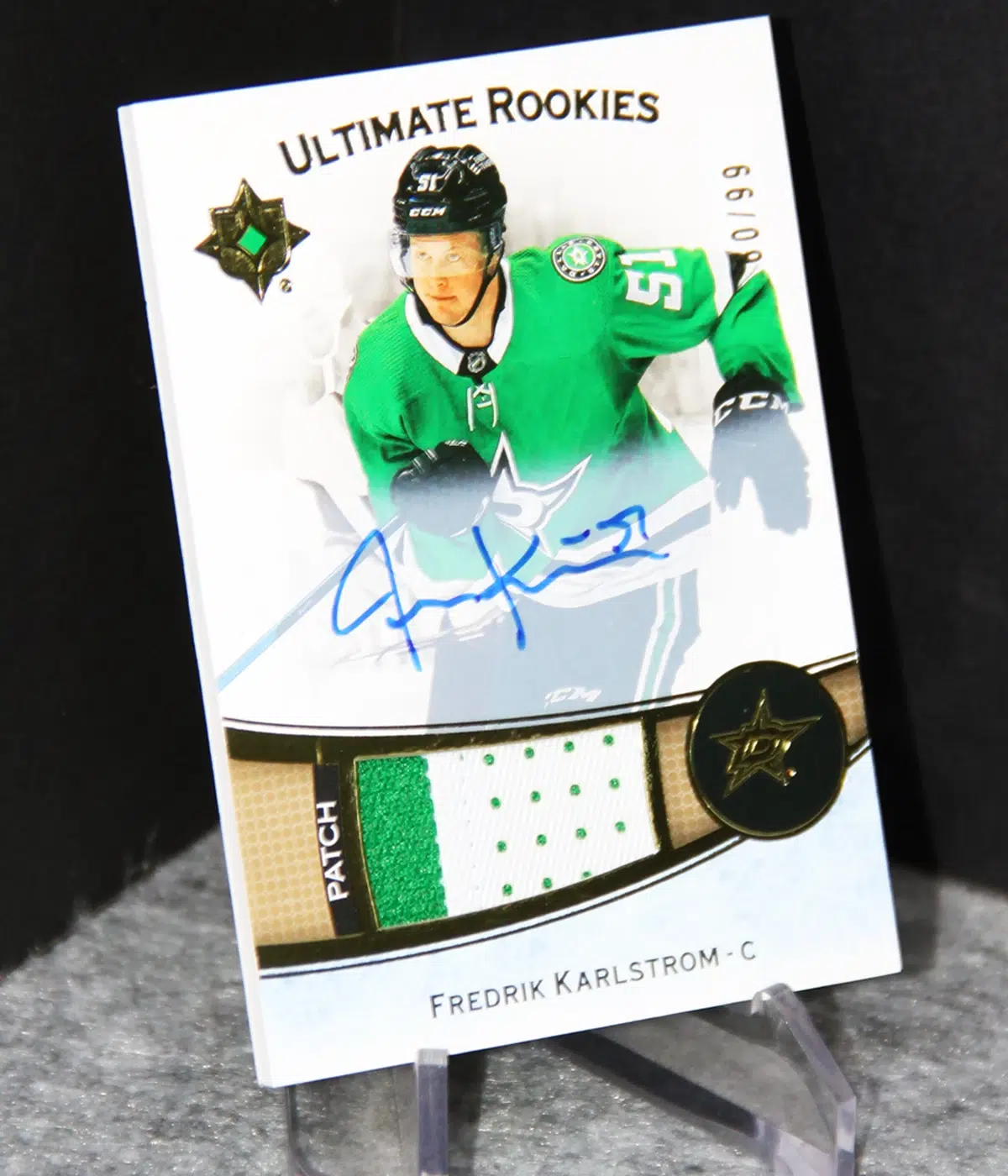 2022 23 Fredrik Karlstrom #152 Upper Deck Ultimate Collection Ultimate Rookies of 99 - stand