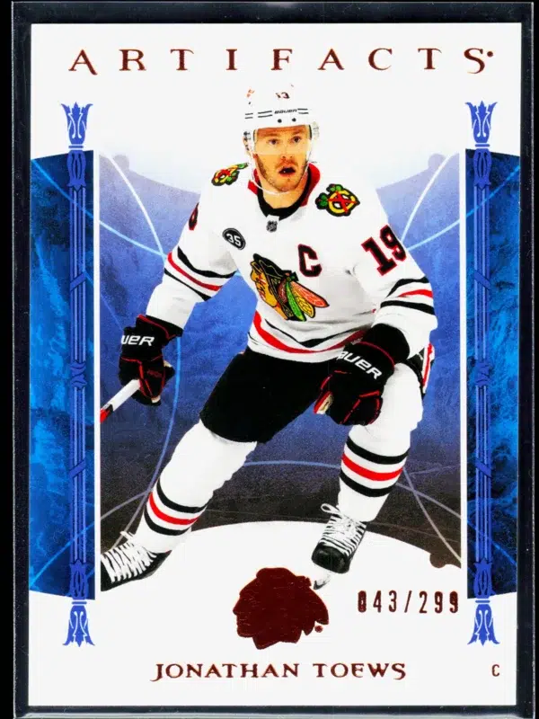 2022 23 Jonathan Toews #27 Upper Deck Artifacts of 299 - front