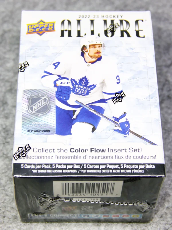 2022 23 Upper Deck Allure Hockey NHL Blaster Box - Sealed - front