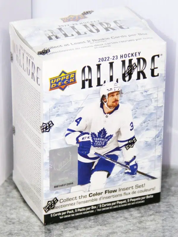2022 23 Upper Deck Allure Hockey NHL Blaster Box - Sealed - stand