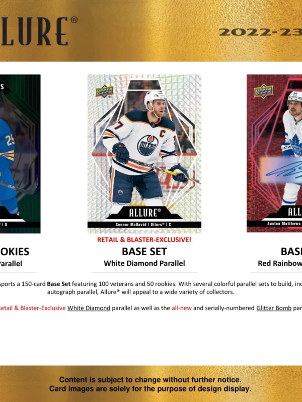 2022-23 Upper Deck Allure Hockey NHL Blaster Box