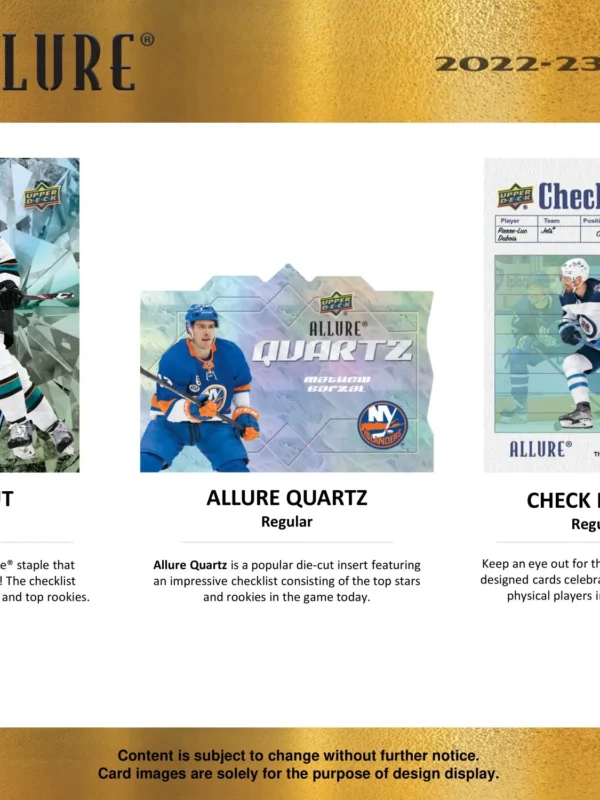2022-23 Upper Deck Allure Hockey NHL Blaster Box