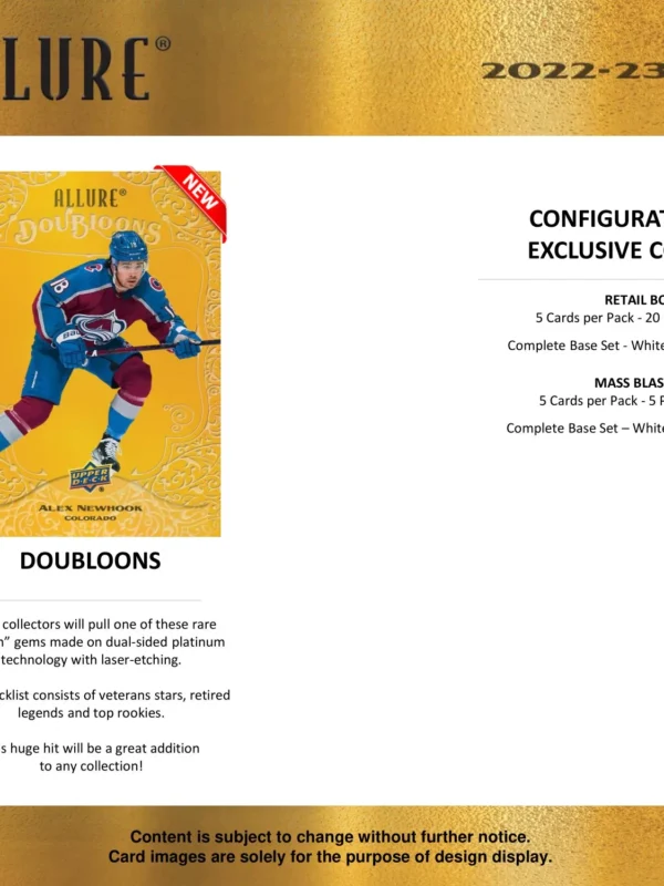 2022-23 Upper Deck Allure Hockey NHL Blaster Box