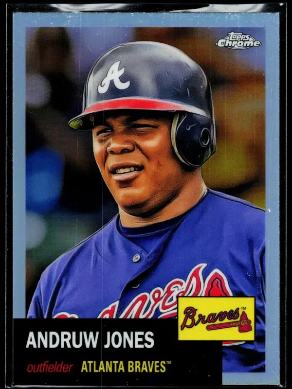2022 Andruw Jones #78 Topps Chrome Platinum Anniversary Refractor - front