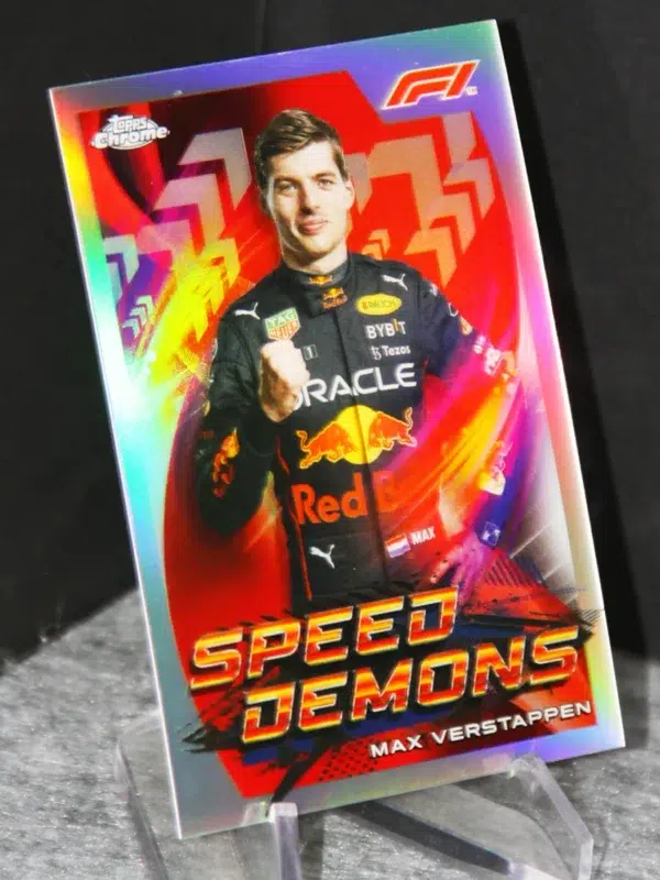 2022 Max Verstappen #SD-MV Topps Chrome Speed Demons