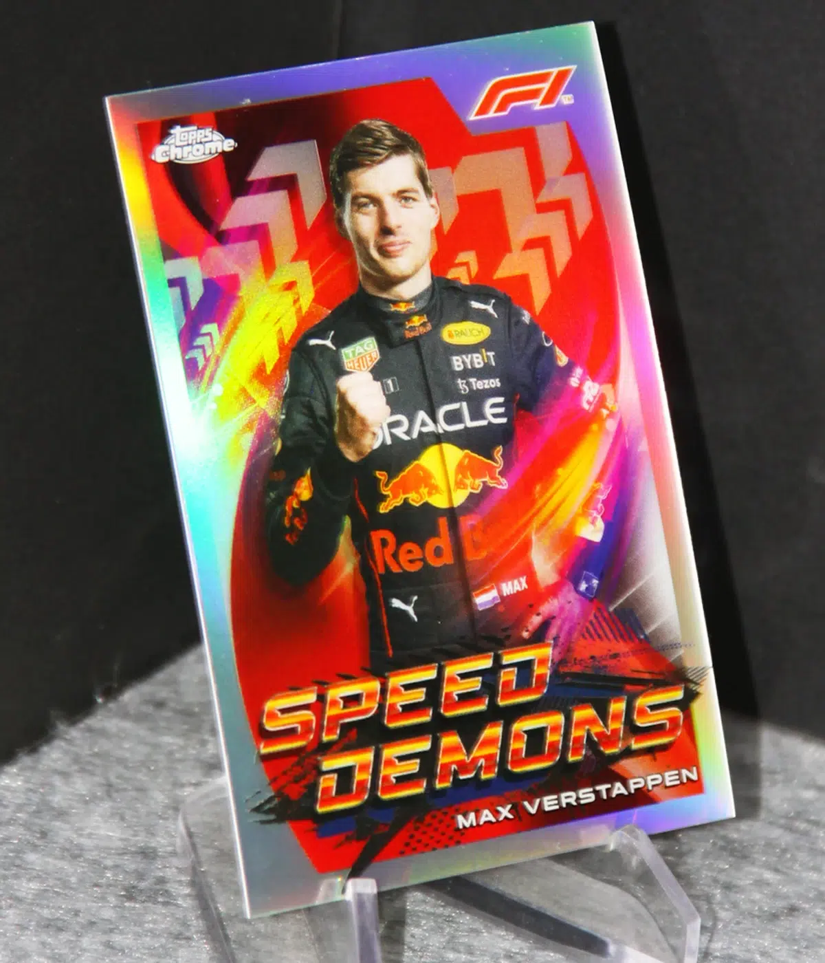 2022 Max Verstappen #SD-MV Topps Chrome Speed Demons