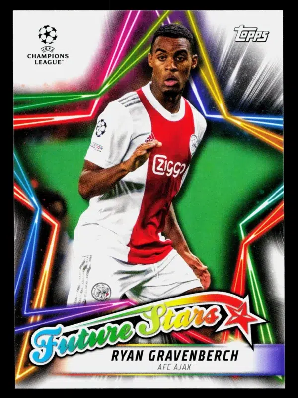 2022 Ryan Gravenberch #FS 10 Topps UEFA Champions League Future Stars - front