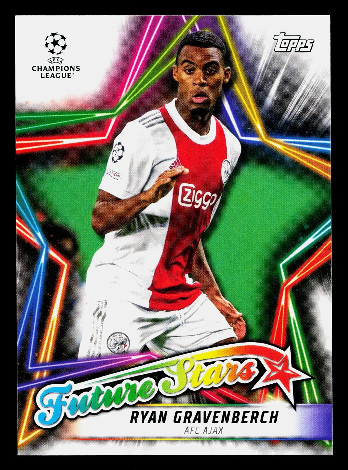 2022 Ryan Gravenberch #FS 10 Topps UEFA Champions League Future Stars - front