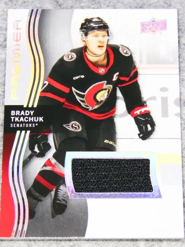 2023 24 Brady Tkachuk #27 Upper Deck Premier - front