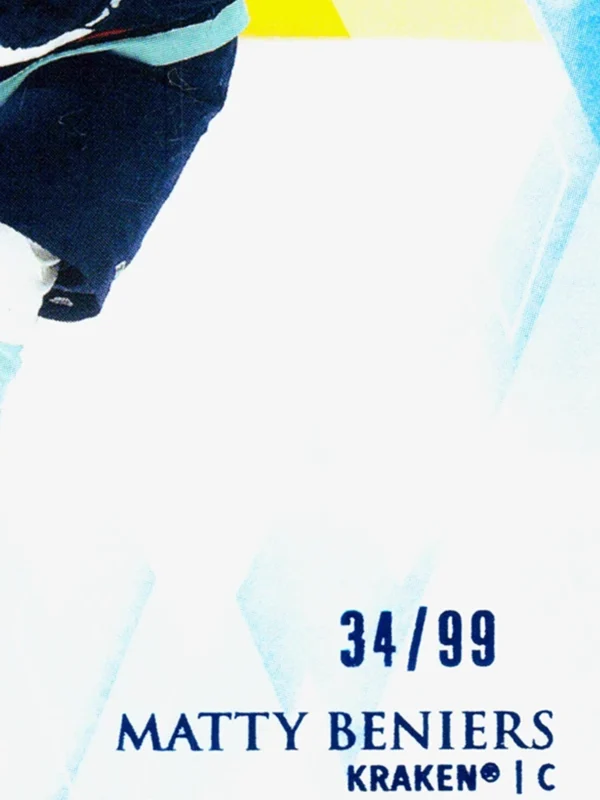 2023 24 Matty Beniers #4 Upper Deck Ultimate Collection of 99 - detail
