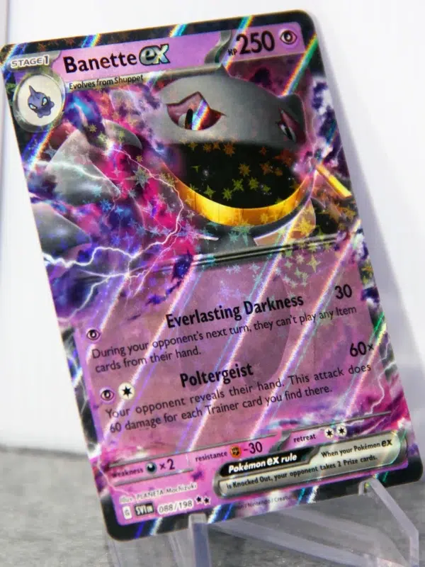 2023 Banette ex #088 198 Pokemon Scarlet & Violet Double Rare Holo - stand