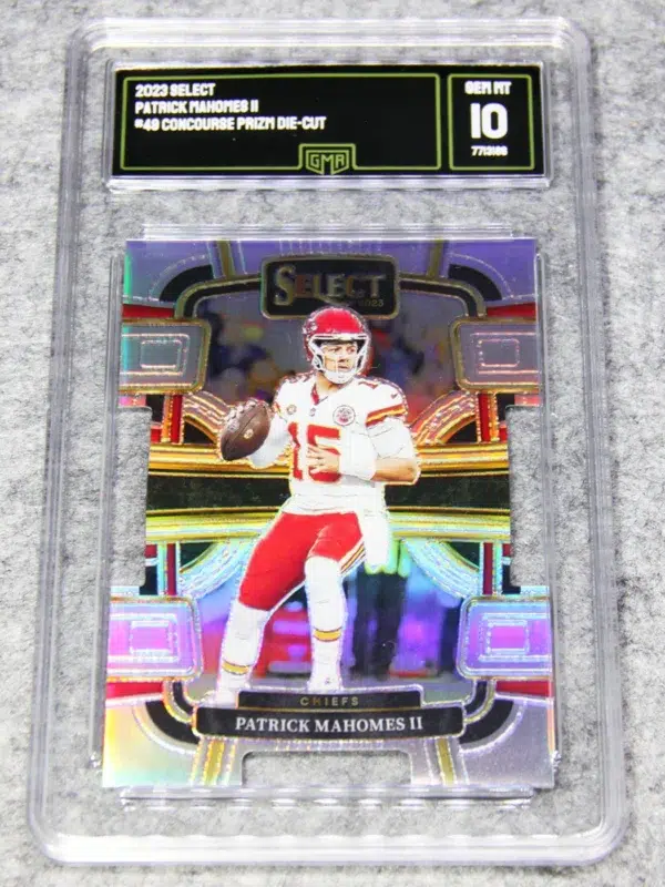 2023 Patrick Mahomes II #49 Panini Select Concourse Prizm Die Cut - front