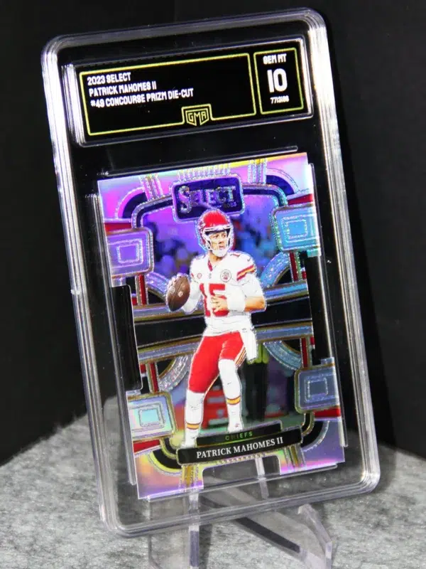 2023 Patrick Mahomes II #49 Panini Select Concourse Prizm Die Cut - stand