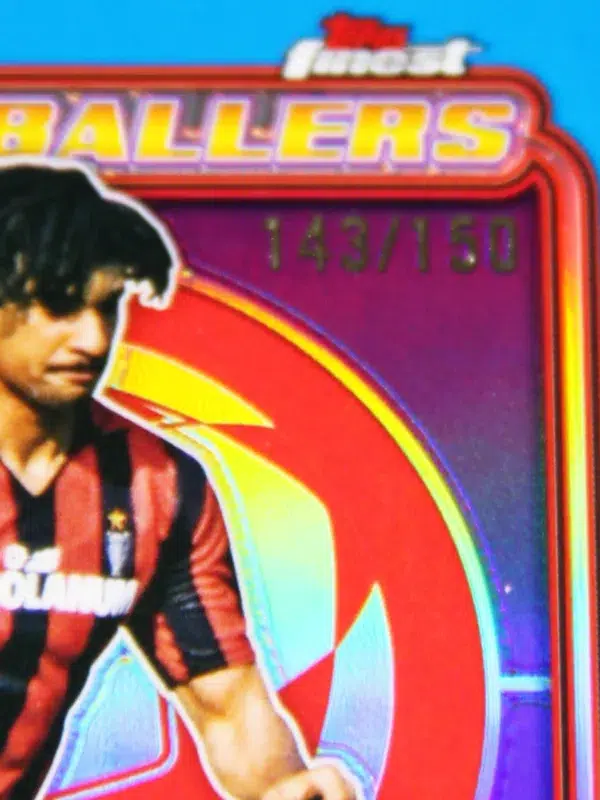 2024-25 Ruud Gullit #PF-8 Topps Finest Prized Footballers Blue Refractor /150
