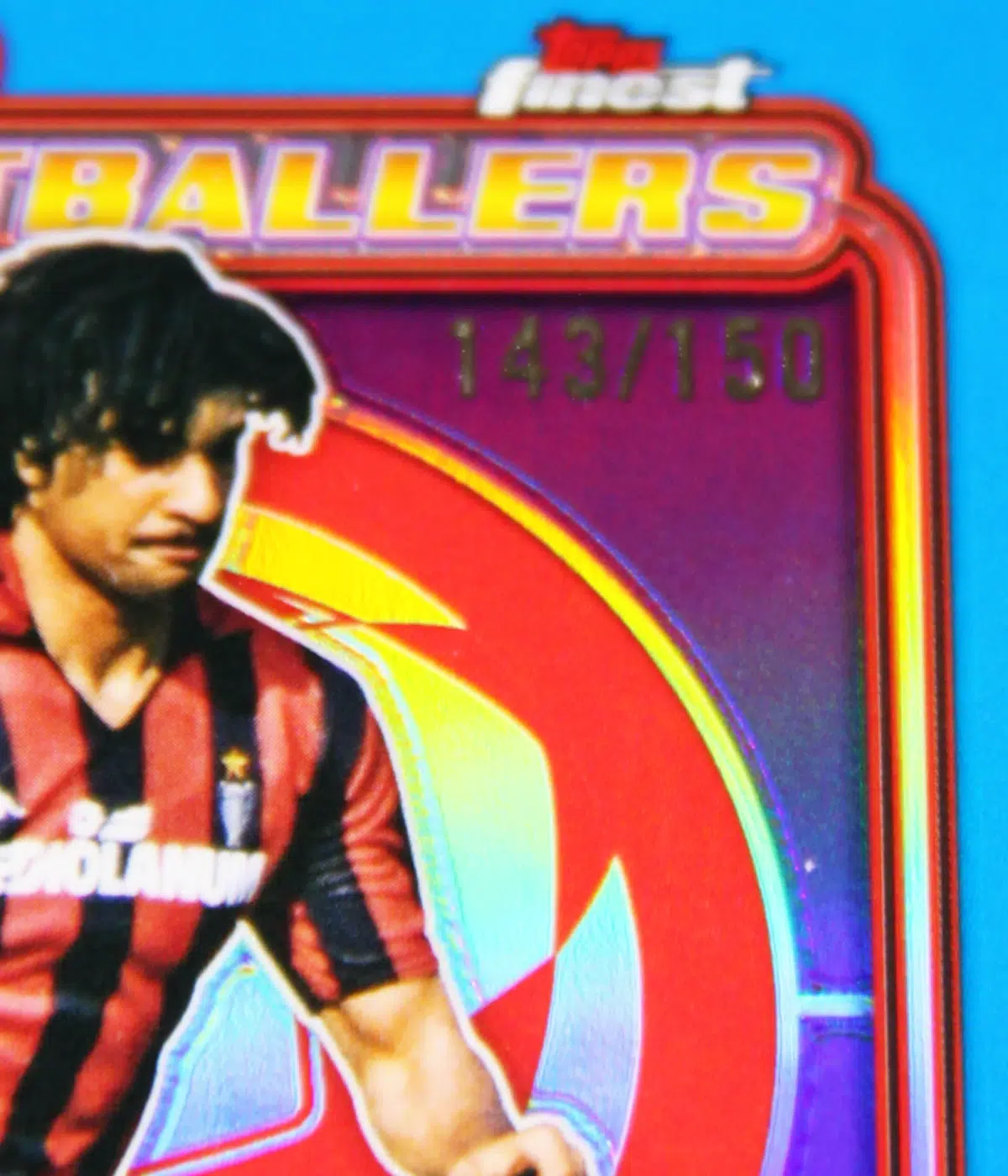 2024-25 Ruud Gullit #PF-8 Topps Finest Prized Footballers Blue Refractor /150