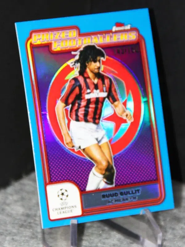 2024-25 Ruud Gullit #PF-8 Topps Finest Prized Footballers Blue Refractor /150