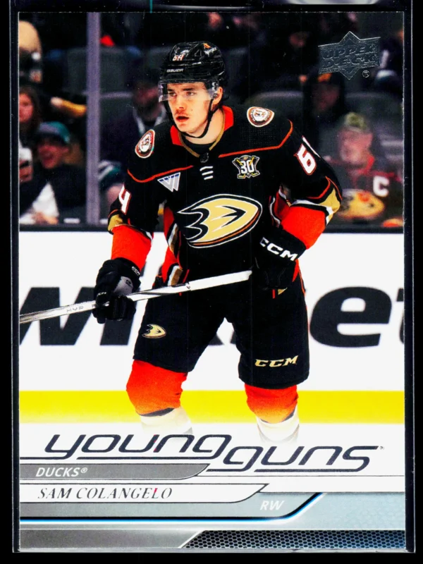 2024 25 Sam Colangelo #240 Upper Deck Series 1 Young Guns - front