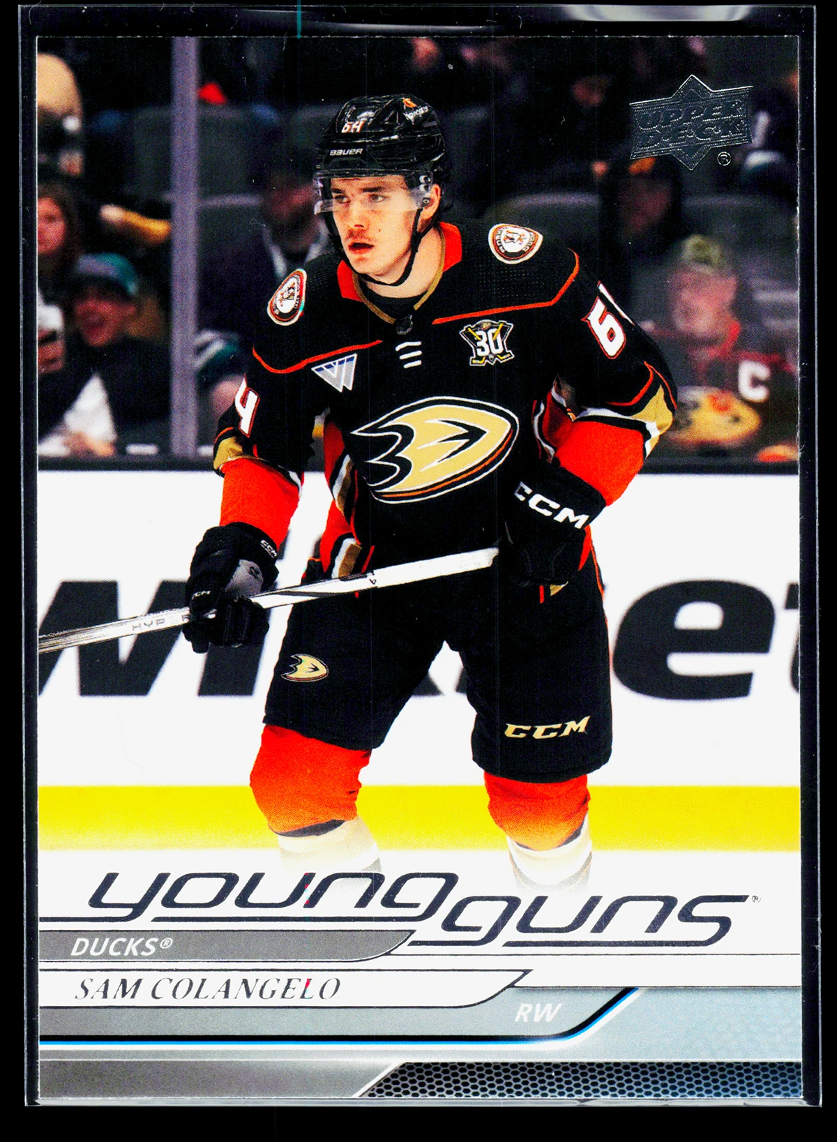 2024 25 Sam Colangelo #240 Upper Deck Series 1 Young Guns - front