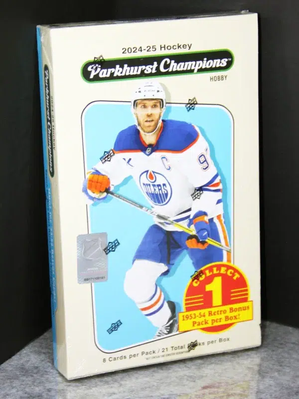 2024 25 Upper Deck Parkhurst Champions Hockey NHL Hobby Box - Sealed - front