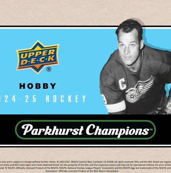 2024-25 Upper Deck Parkhurst Champions Hockey NHL Hobby Box
