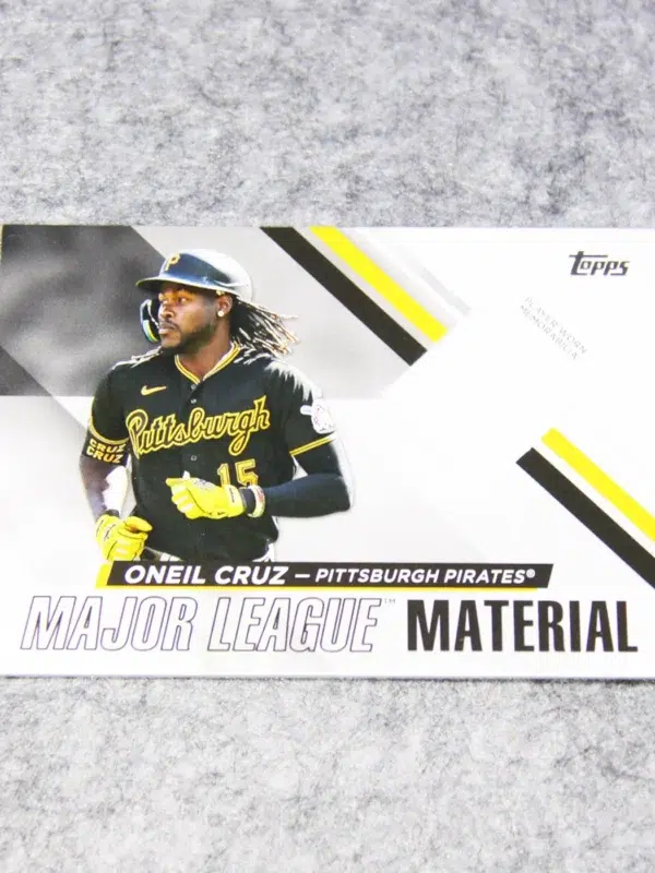 2024 Oneil Cruz #MLM2 OC Topps Major League Material Relic - front