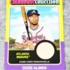 2024 Ozzie Albies #CCR OA Topps Heritage Clubhouse Collection Relic - front