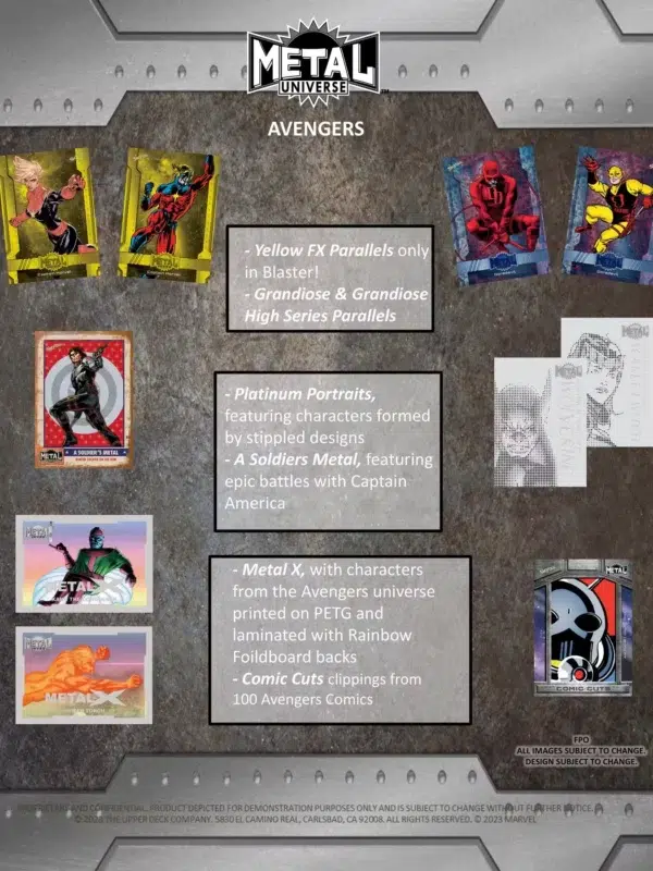 2024 Upper Deck Skybox Metal Universe Avengers Marvel Blaster Box