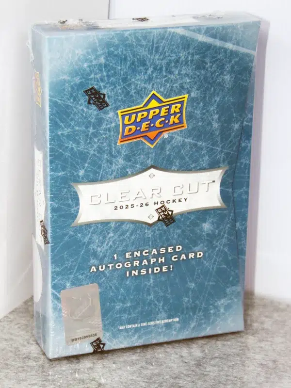 2025 26 Upper Deck Clear Cut Hockey NHL Hobby Box - Sealed - front