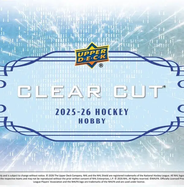 2025-26 Upper Deck Clear Cut Hockey NHL Hobby Box
