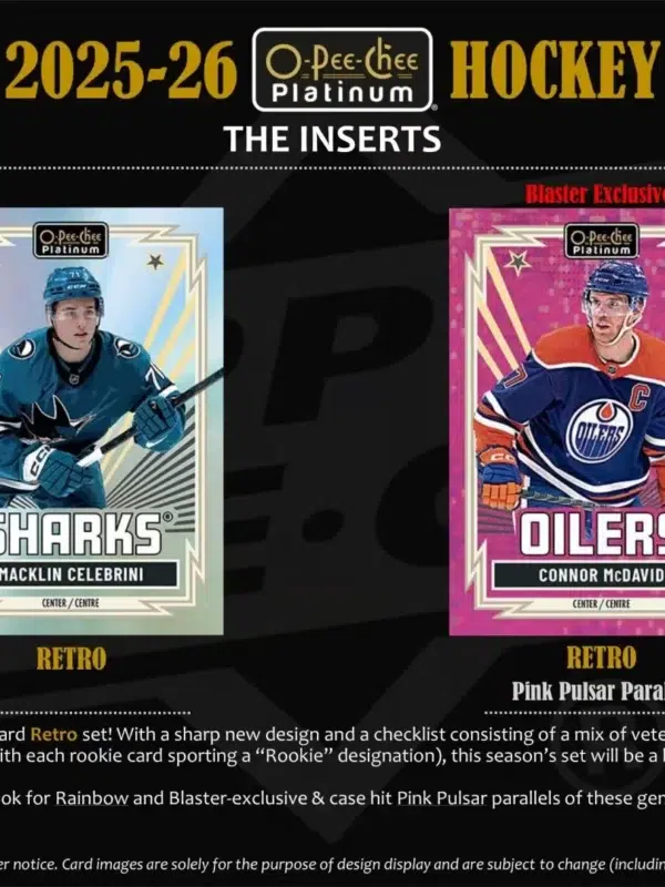 2025-26 Upper Deck O-Pee-Chee Platinum Hockey NHL Blaster Box