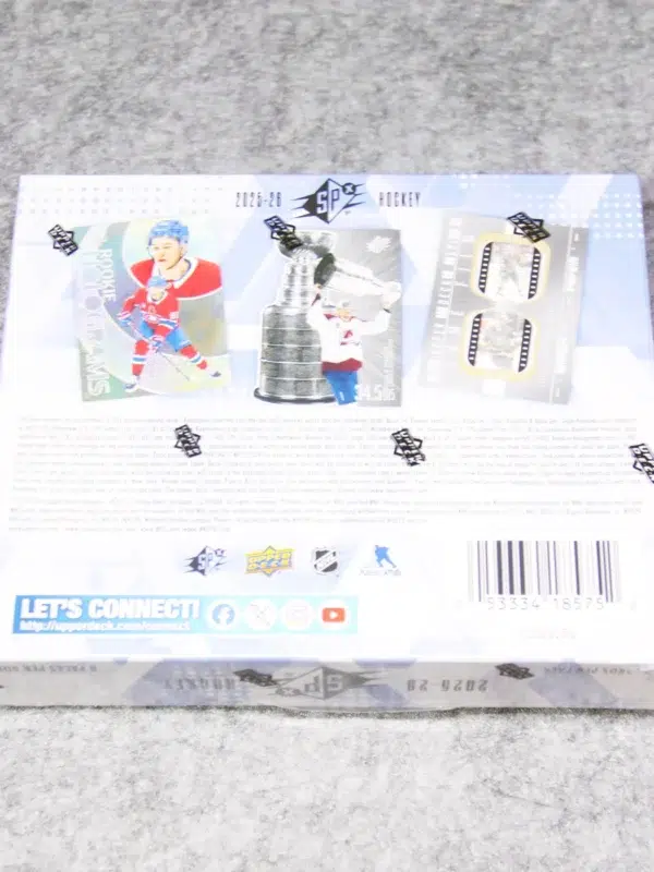 2025 26 Upper Deck SPx Hockey NHL Hobby Box - Sealed - back