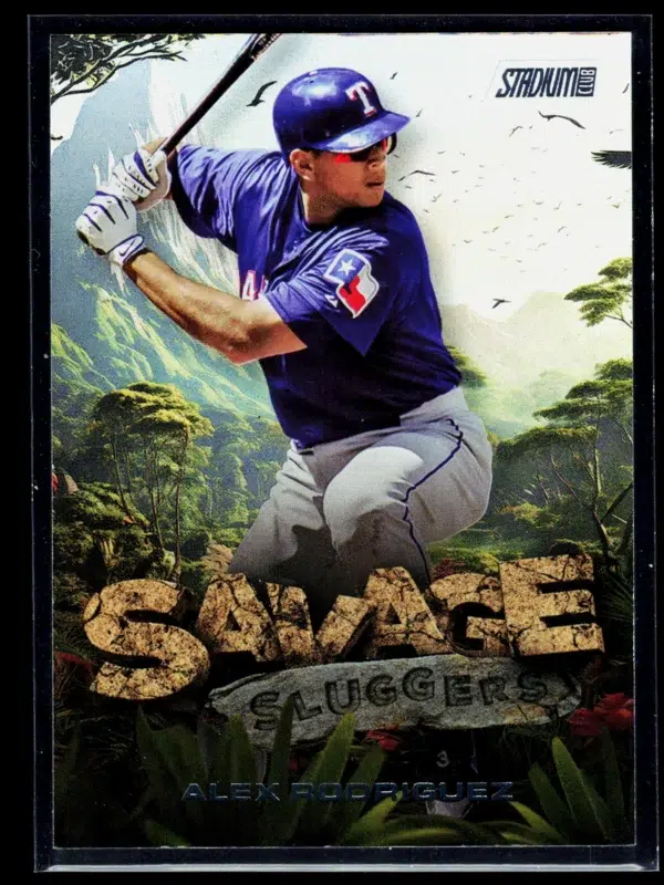 2025 Alex Rodriguez #SS 9 Topps Stadium Club Savage Sluggers - front