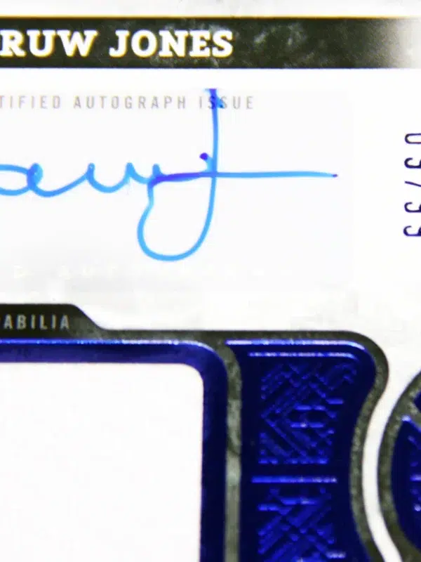 2025 Andruw Jones #AT1R AJ Topps Tier One Autographed Tier One Relics 99 - detail