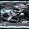 2025 Esteban Ocon #85 Topps Chrome Formula 1 B&W Ray Wave Refractor - front