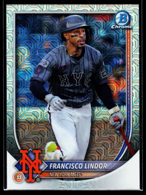 2025 Francisco Lindor #86 Bowman Chrome - front