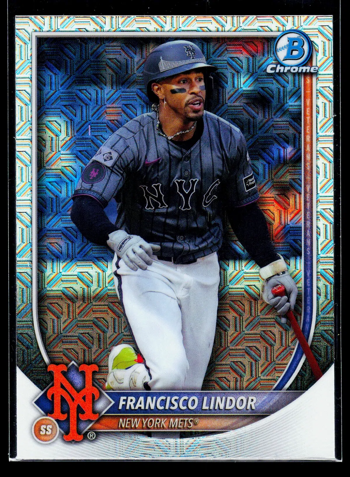 2025 Francisco Lindor #86 Bowman Chrome - front
