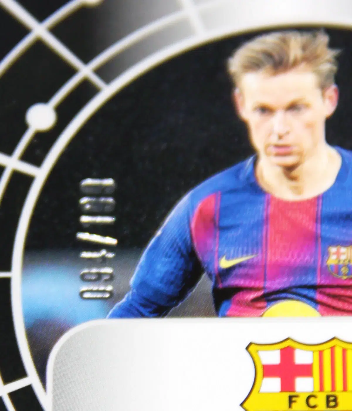 2025 Frenkie de Jong #AM-FDJ Panini Obsidian Atomic Relic Patch /199