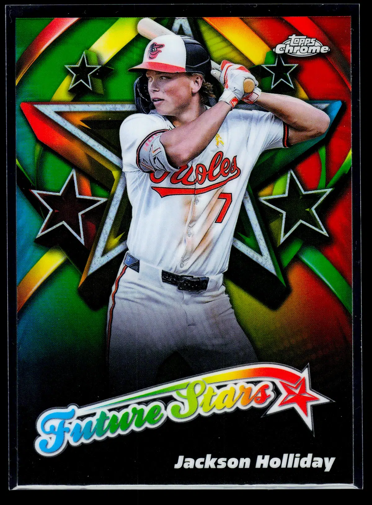 2025 Jackson Holliday #FS 1 Topps Chrome Future Stars - front