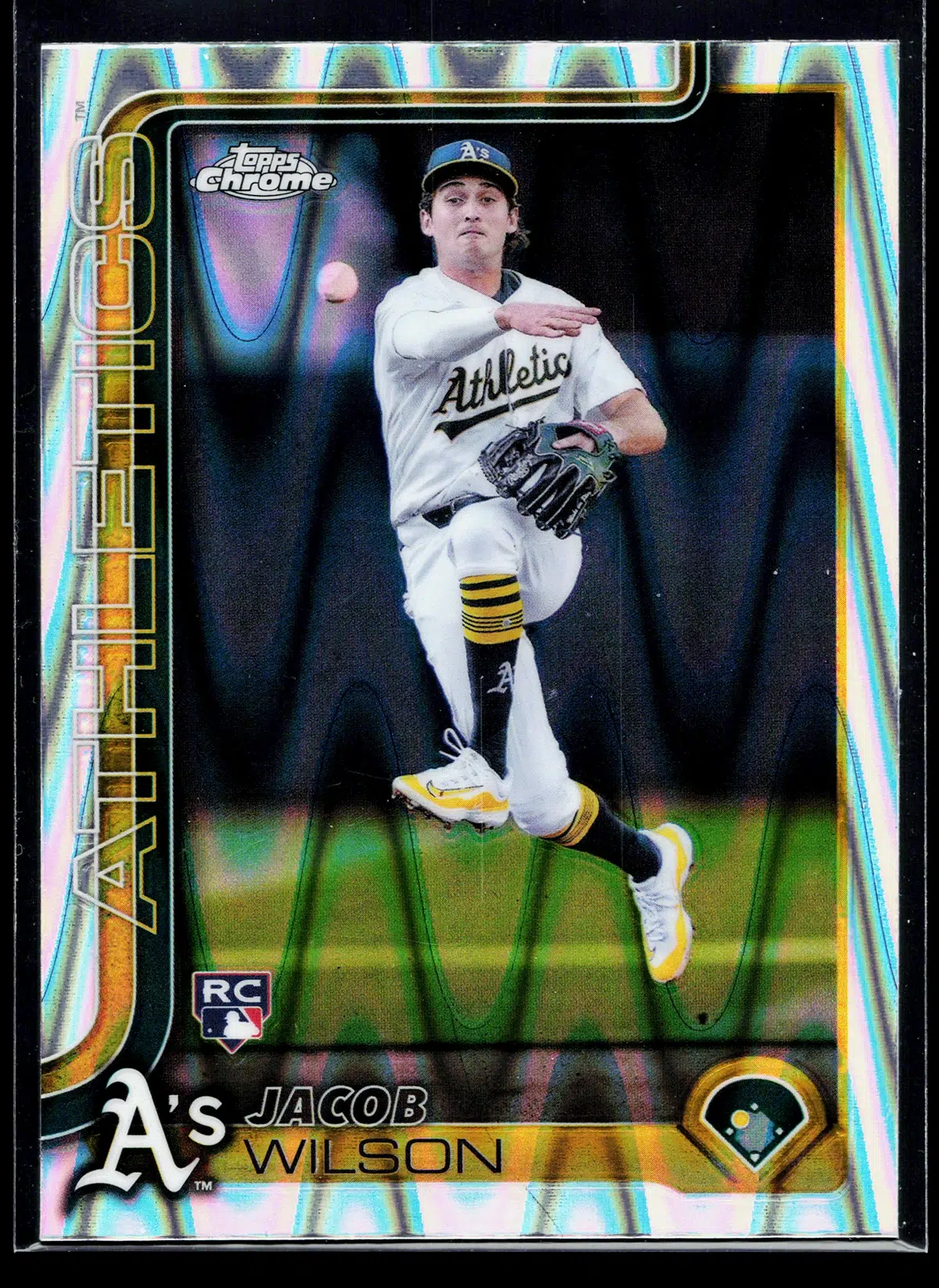 2025 Jacob Wilson #96 Topps Chrome RC - front