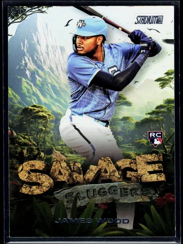 2025 James Wood #SS-20 Topps Stadium Club Savage Sluggers RC