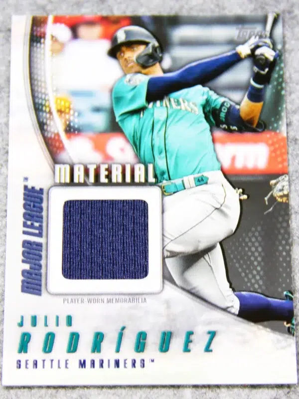 2025 Julio Rodríguez #MLM2 JR Topps Major League Material Relic - front