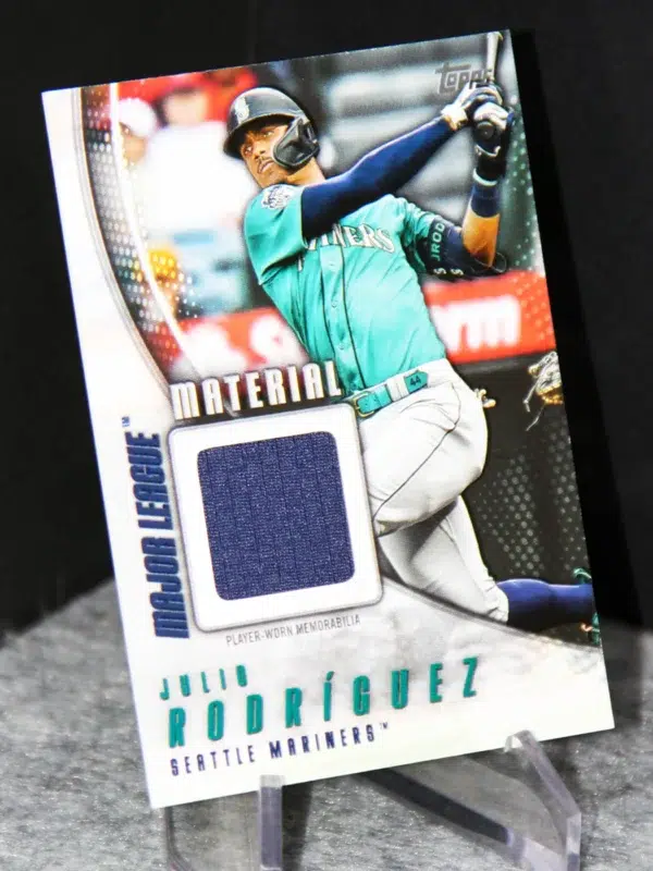2025 Julio Rodríguez #MLM2 JR Topps Major League Material Relic - stand