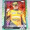 2025 Lando Norris #128 Topps Chrome Formula 1 Grand Prix Driver of the Day Green Checker Flag Refractor of 99 - front