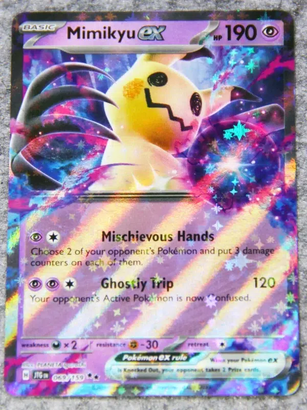 2025 Mimikyu ex #069 159 Pokemon Journey Together Double Rare Holo - front