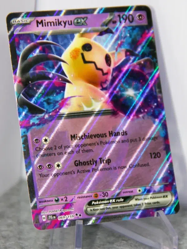 2025 Mimikyu ex #069 159 Pokemon Journey Together Double Rare Holo - stand