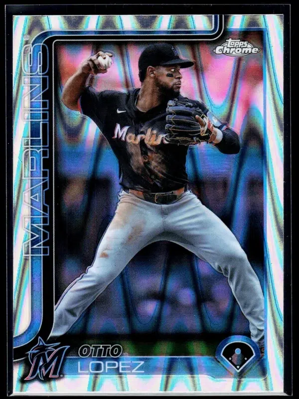 2025 Otto Lopez #134 Topps Chrome Refractor - front